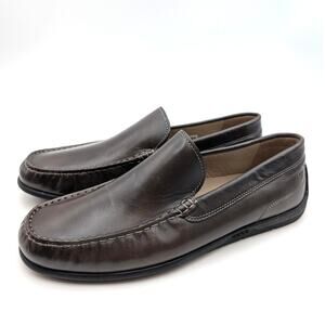 Ecco Classic Moc 2.0 Penny Loafer Shoes Men's Dark Brown Size US10 EU43